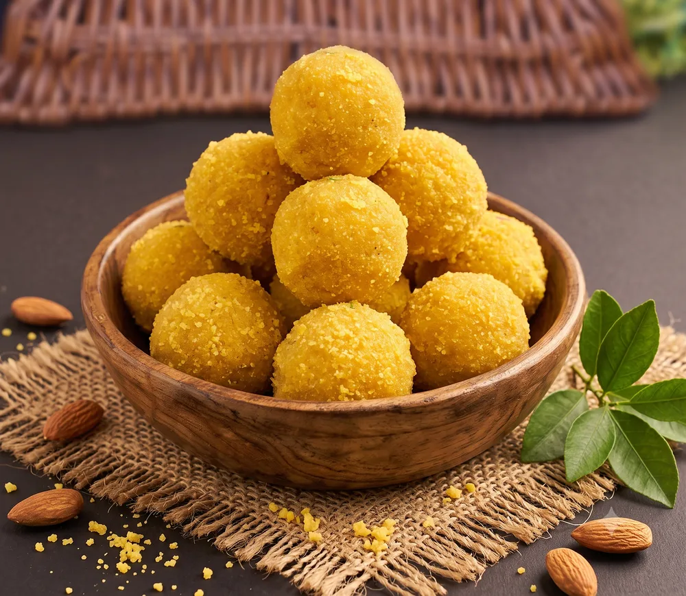 Besan Ke Ladoo (Ghee)